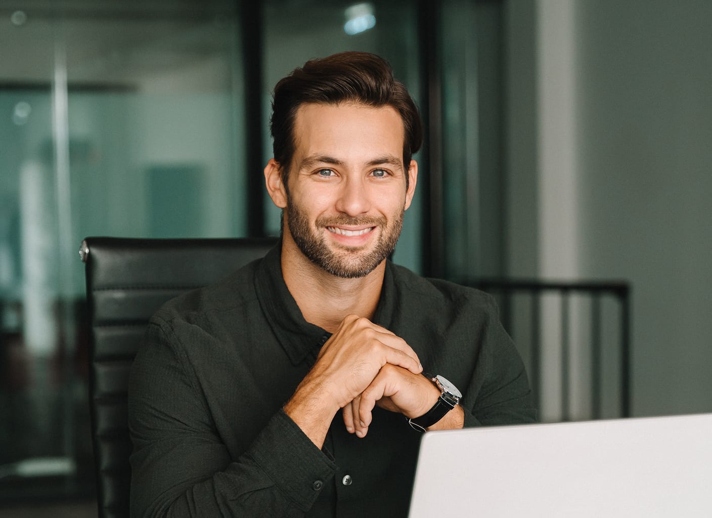 Conseq team member working with pension savings workflow data