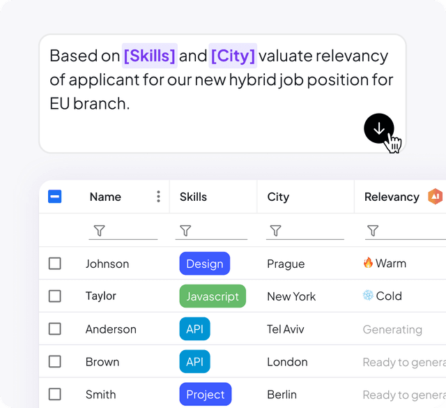 AI Fields generating content at scale